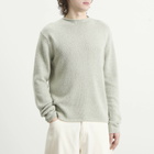 Auralee Men's Cashmere Silk Melange Knit Jumper in Mix Mint Gray