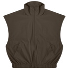 Fear of God ESSENTIALS Women's Running Vest in Off-Black