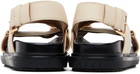 Marni Off-White Leather Fussbett Sandals