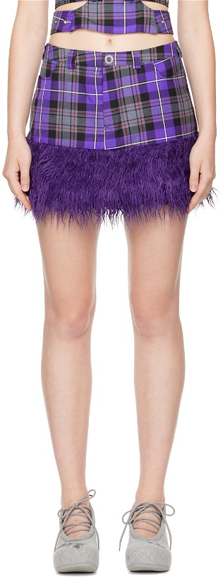 Photo: Rave Review Purple Havana Miniskirt