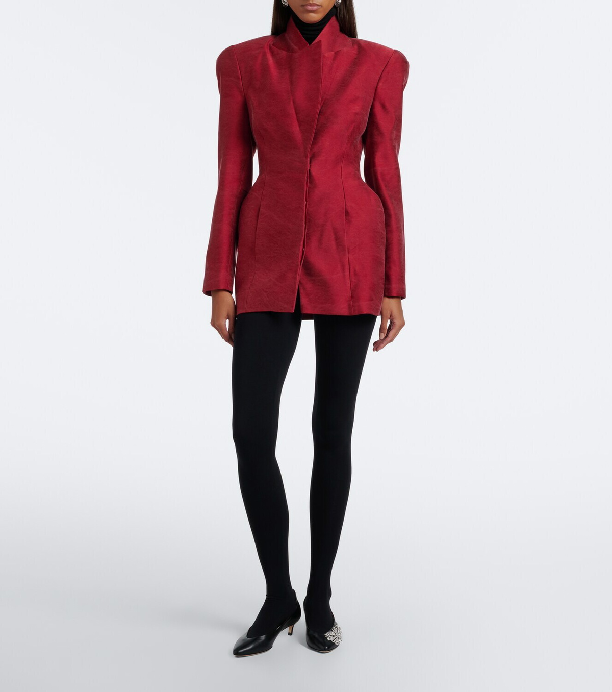 Magda Butrym Silk blazer dress
