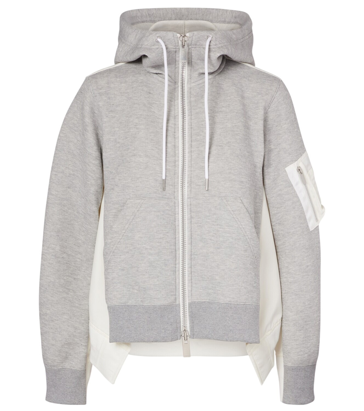 sacai Gray Carhartt WIP Edition Hoodie Sacai