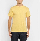 Velva Sheen - Slub Cotton-Jersey T-Shirt - Men - Yellow