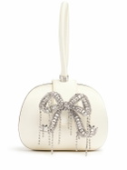 SELF-PORTRAIT Bow Satin Clutch
