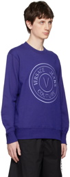 Versace Jeans Couture Blue V-Emblem Sweatshirt