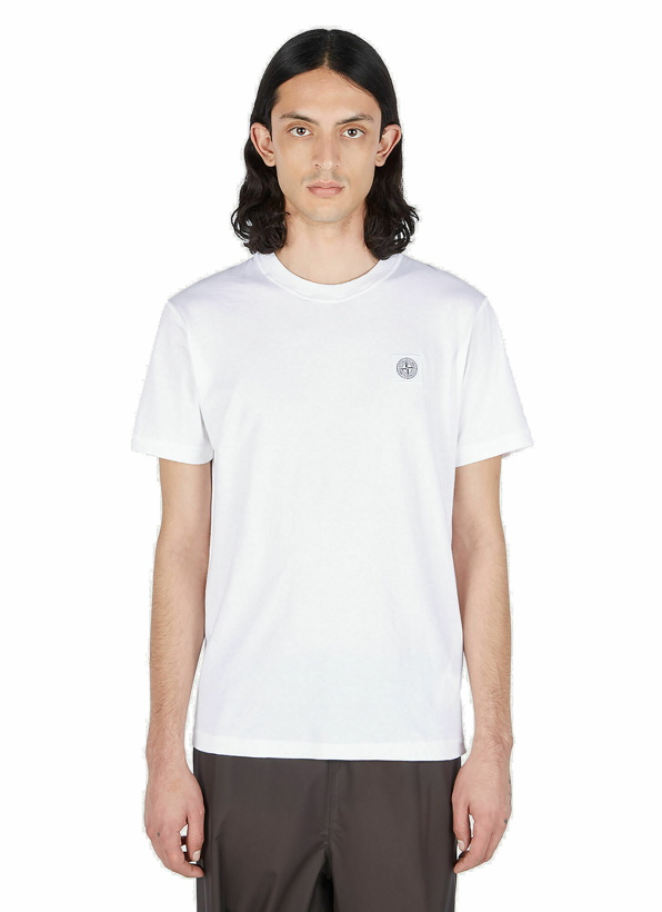 Photo: Stone Island - Compass Patch T-Shirt in White