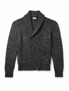 Altea - Shawl-Collar Double-Breasted Knitted Cardigan - Brown