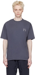 PRESIDENT's Navy Embroidered T-Shirt