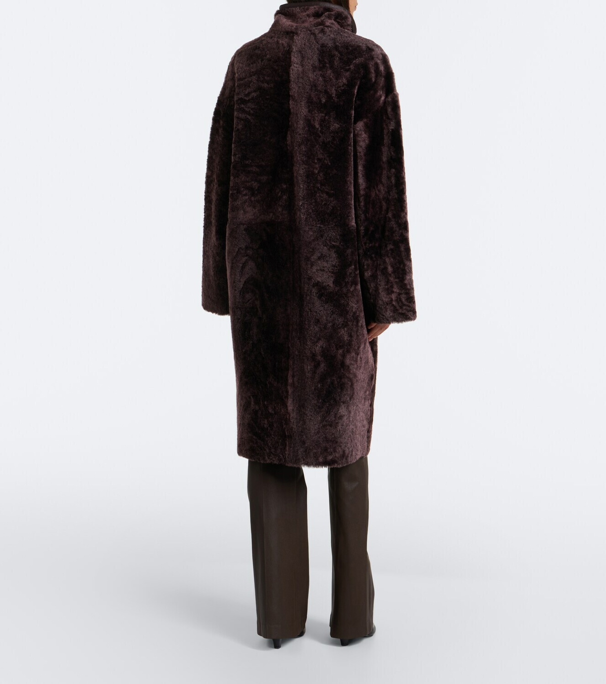 Joseph Ari reversible leather and shearling coat