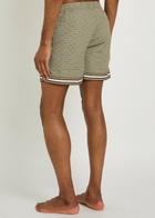 Che Lucena Printed Stretch-shell Swim Shorts Light Brown