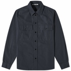 Wood Wood Men's Avenir Patch Pocket Shirt in Navy