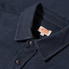 Armor-Lux Men's Gabardine Shirt Jacket in Rich Navy