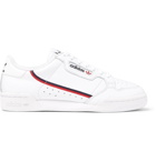 adidas Originals - Continental 80 Grosgrain-Trimmed Leather Sneakers - White