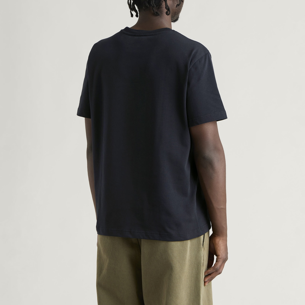 Barbour Men's x A.P.C. Logo T-Shirt in Dark Navy