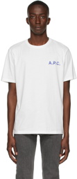A.P.C. White Daniel T-Shirt