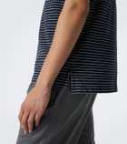 Dunhill Striped cotton piqué polo shirt