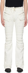 Ottolinger White Straight-Leg Jeans