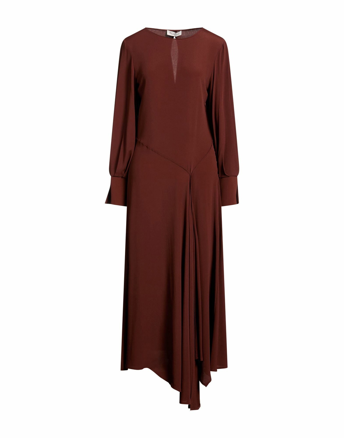 Manila Grace Womens Maxi dress in Brown