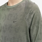 Nike Running Men's Nike Run Division Long Sleeved T-Shirt in Jade Horizon/Iron Grey