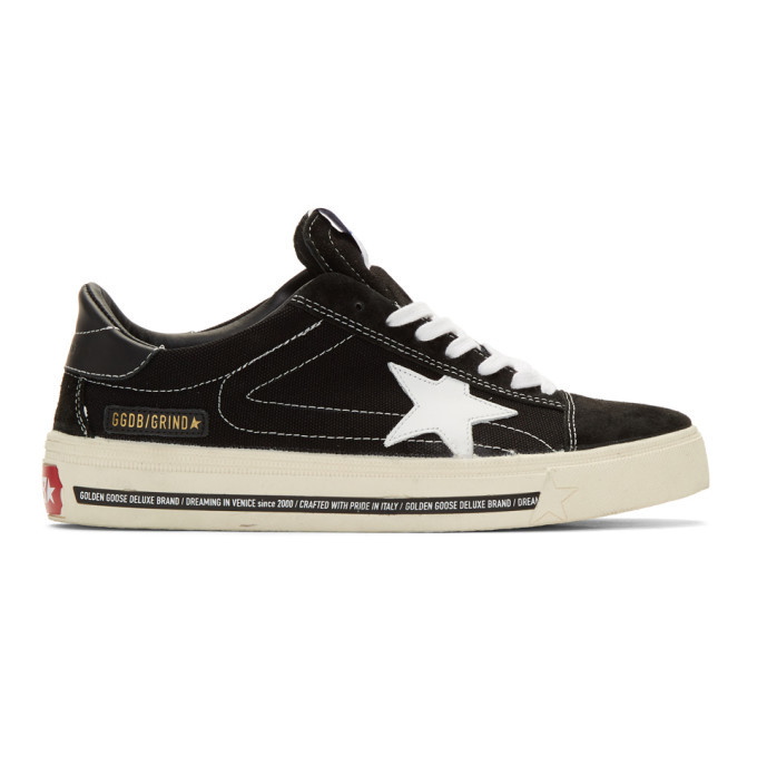 Photo: Golden Goose Black Grindstar Sneakers