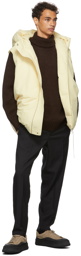 Jil Sander Brown Wool Rib High-Neck Sweater