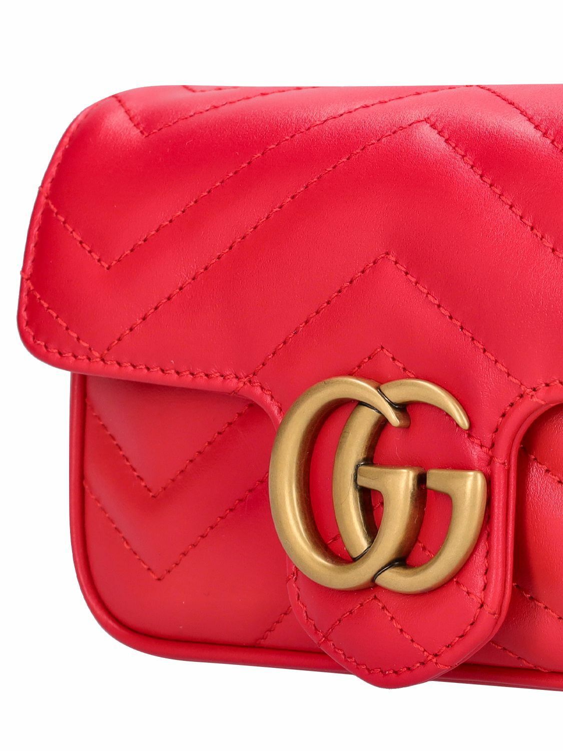 GUCCI Mini Gg Marmont Matelassé Leather Bag Gucci