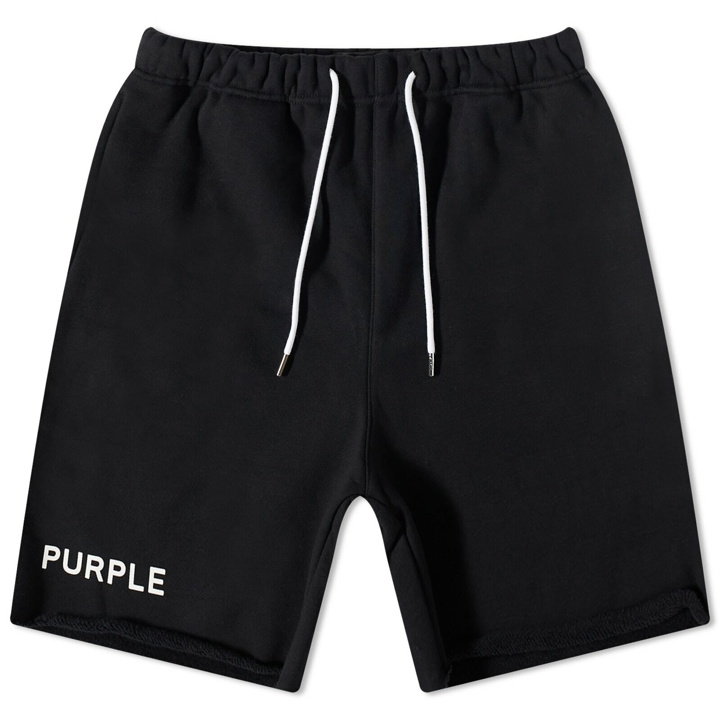 Photo: Purple Brand Men's Hwt Fleece Short in Black