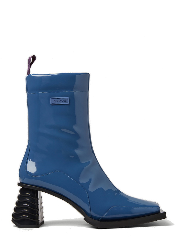 Photo: Gaia Heeled Boots in Blue