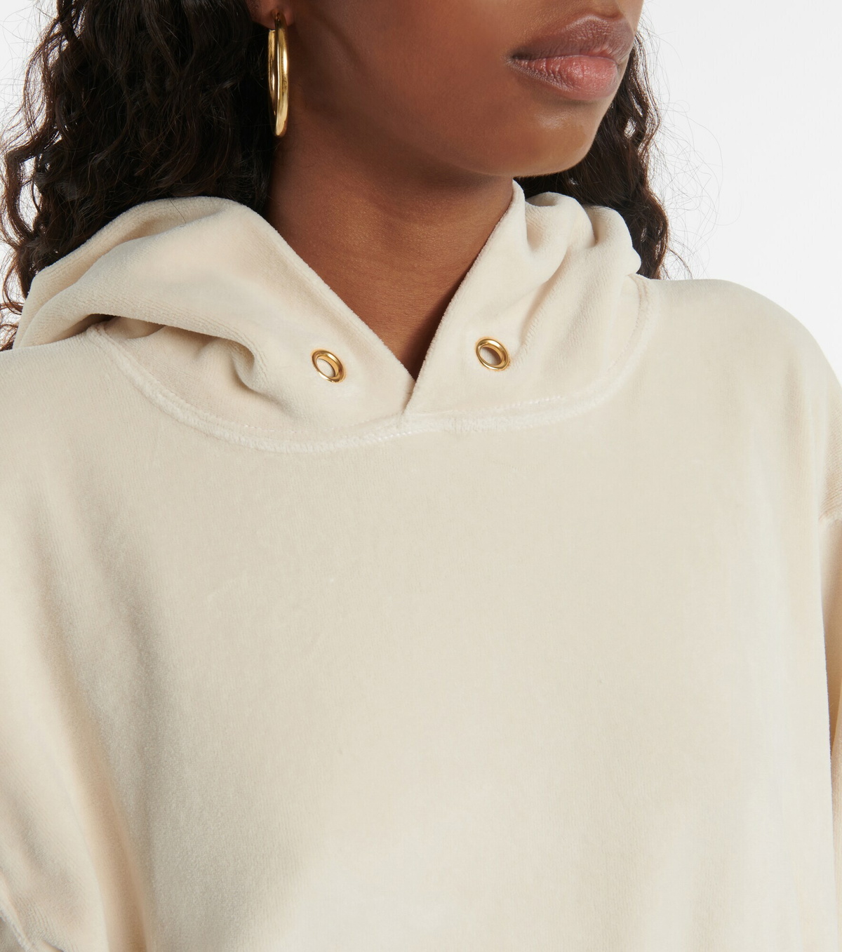 Les Tien - Velour hoodie
