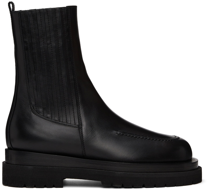 Photo: Magda Butrym Black Lug Combat Boots