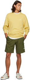 Nike Green Fleece Sportswear Club Cargo Shorts