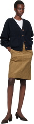 Nothing Written Beige H-Line Midi Skirt
