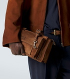 Miu Miu Utilitaire suede tote bag