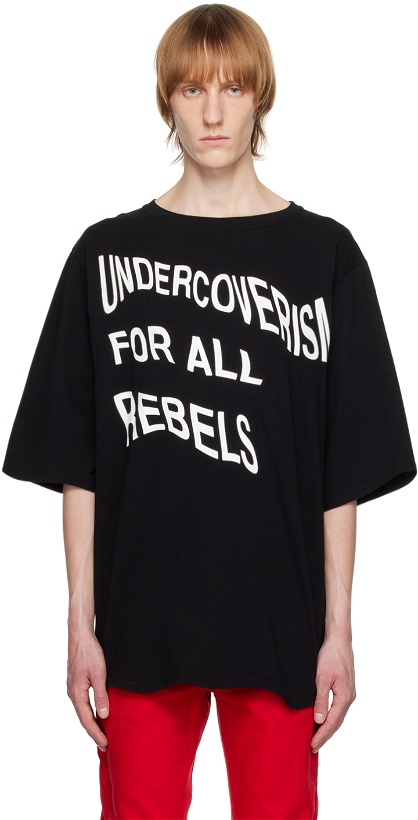 Photo: Undercoverism Black Printed T-Shirt