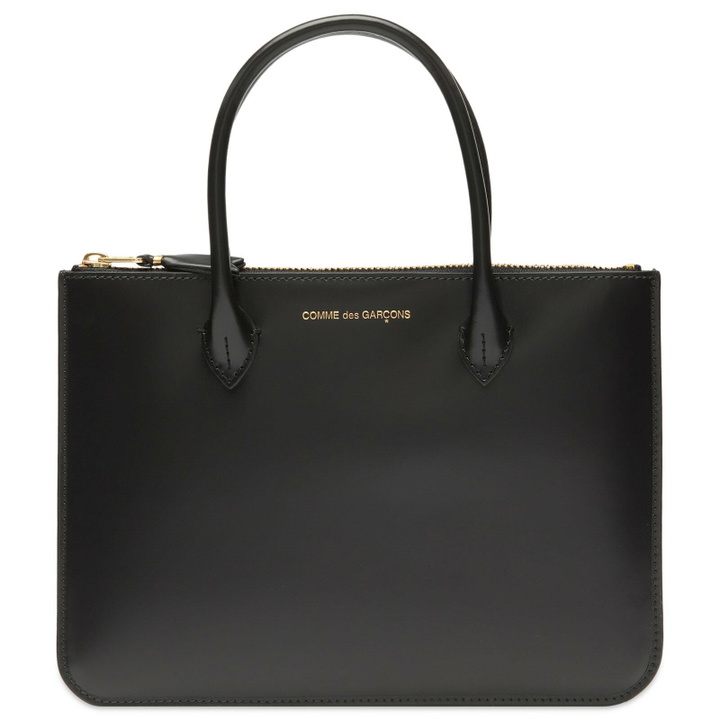 Photo: Comme des Garçons Wallet SA5100HA Handles Wallet in Black 