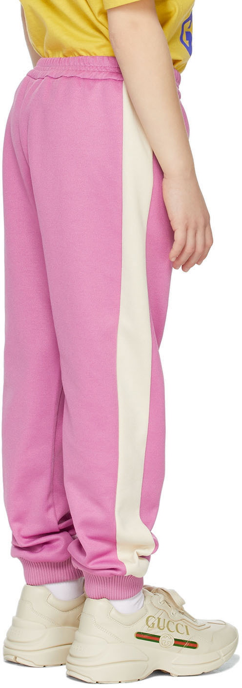 Gucci Gucci Girls Pink Cotton Pants - Stylemyle