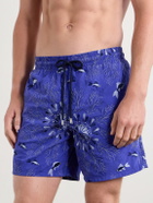 Vilebrequin - Mistral Embroidered Straight-Leg Swim Shorts - Blue