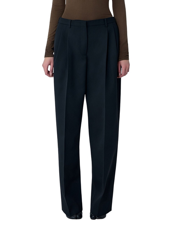 Photo: Jil Sander Wool Belted Pants