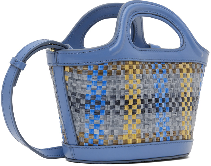 Marni Blue & Brown Micro Tropicalia Tote Marni