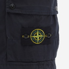 Stone Island Men's Supima Cotton Cargo Short in Navy