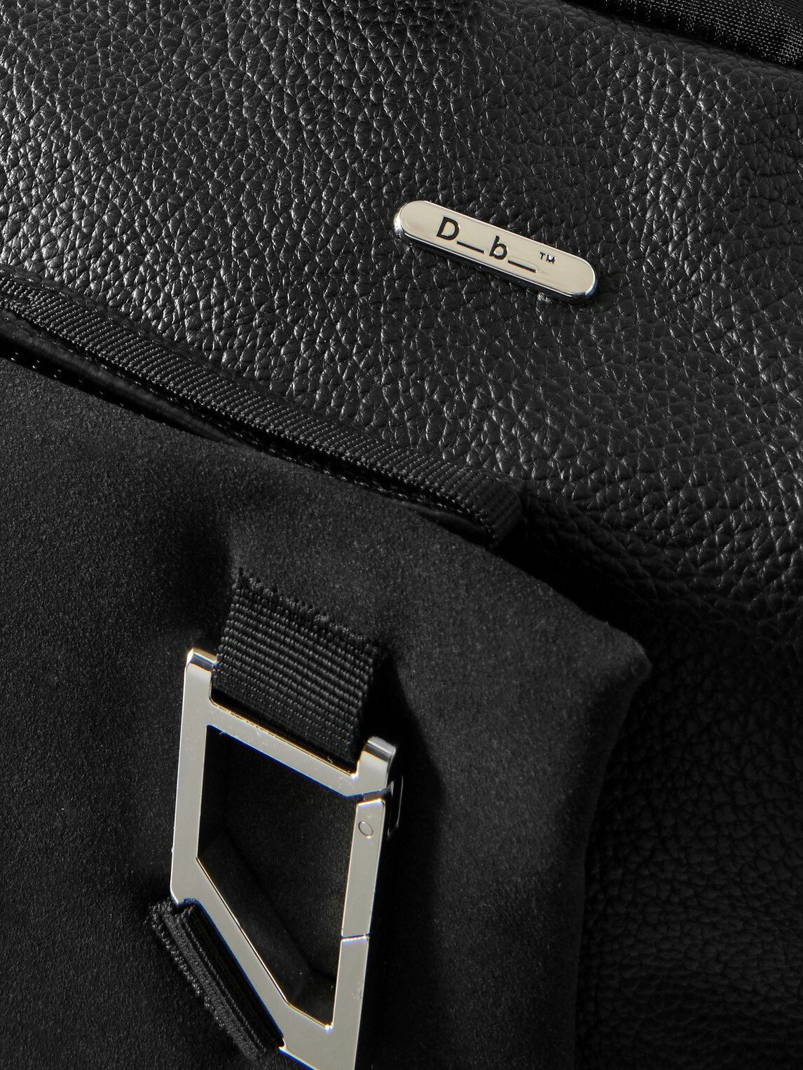 DB Journey - Entour Full-Grain Leather and Suede Weekend Bag
