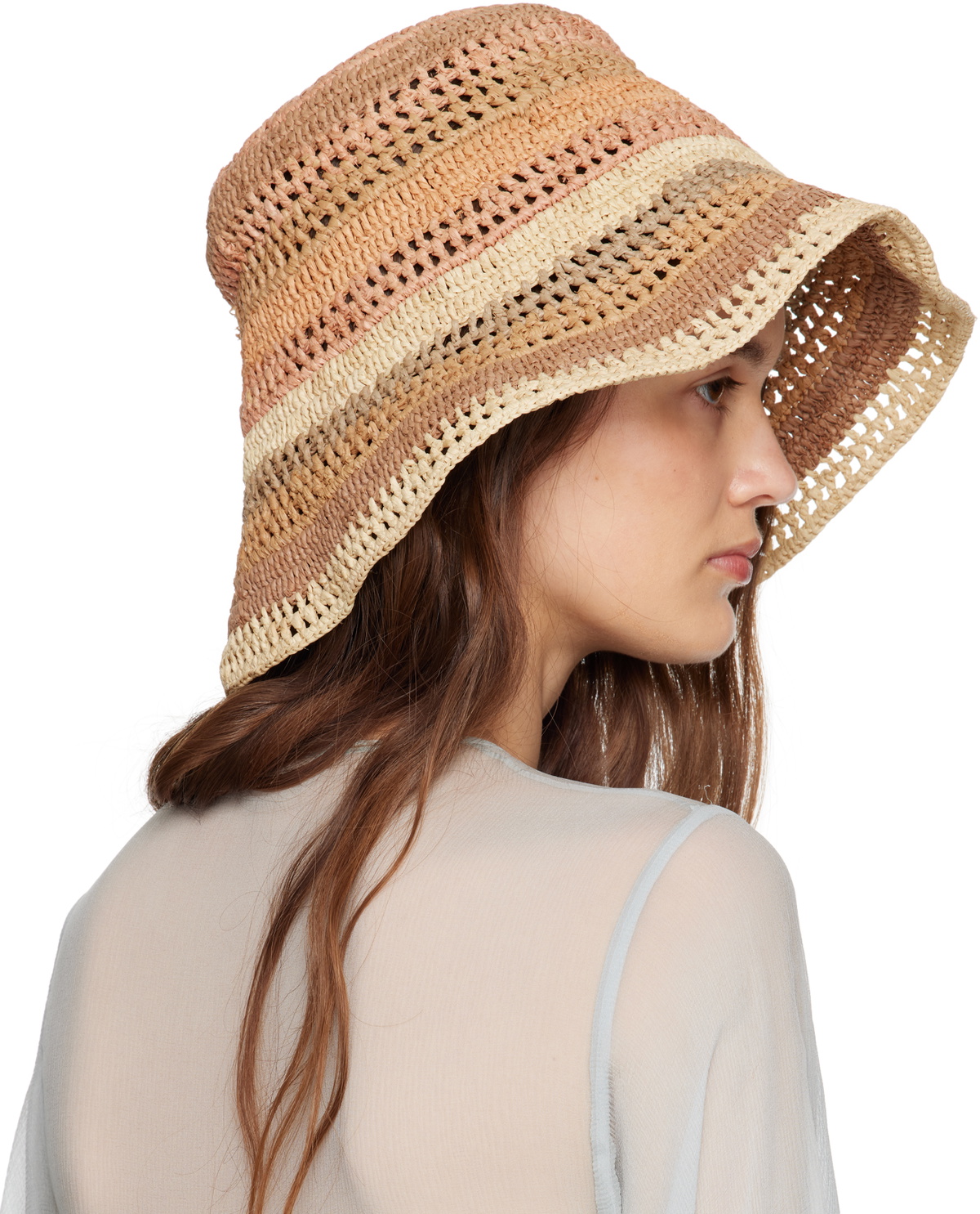 Chloé Beige Made For A Woman Edition 'Chloé' Sunset Bucket Hat