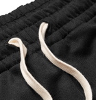 Gucci - Tapered Webbing-Trimmed Tech-Jersey Sweatpants - Men - Black