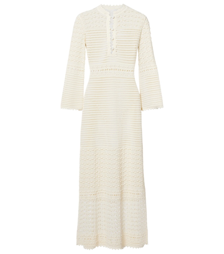 Photo: Eres Madone crochet midi dress