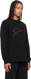 Givenchy Black Regular Long Sleeve T-shirt