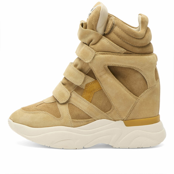 Photo: Isabel Marant Women's Balskee Platform Sneaker in Multicolor Beige