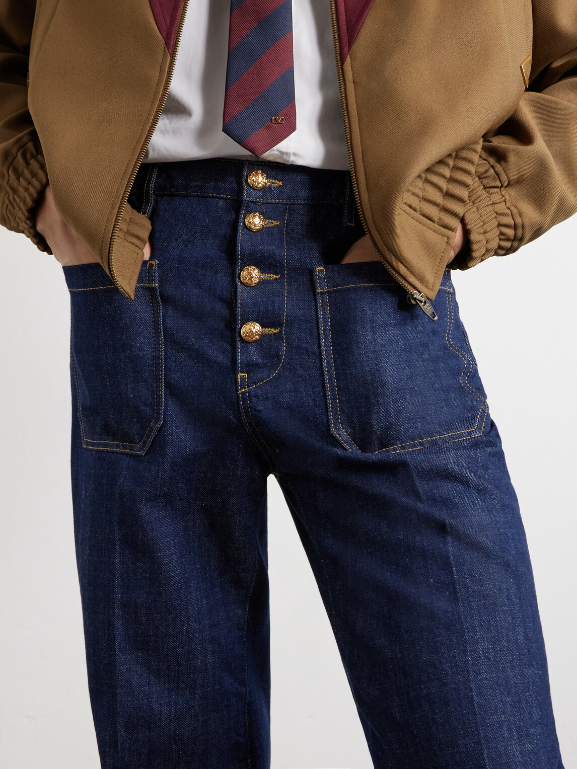 Valentino Garavani - Straight-Leg Jeans - Blue