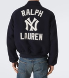 Ralph Lauren Purple Label x MLB shearling-lined twill blouson jacket