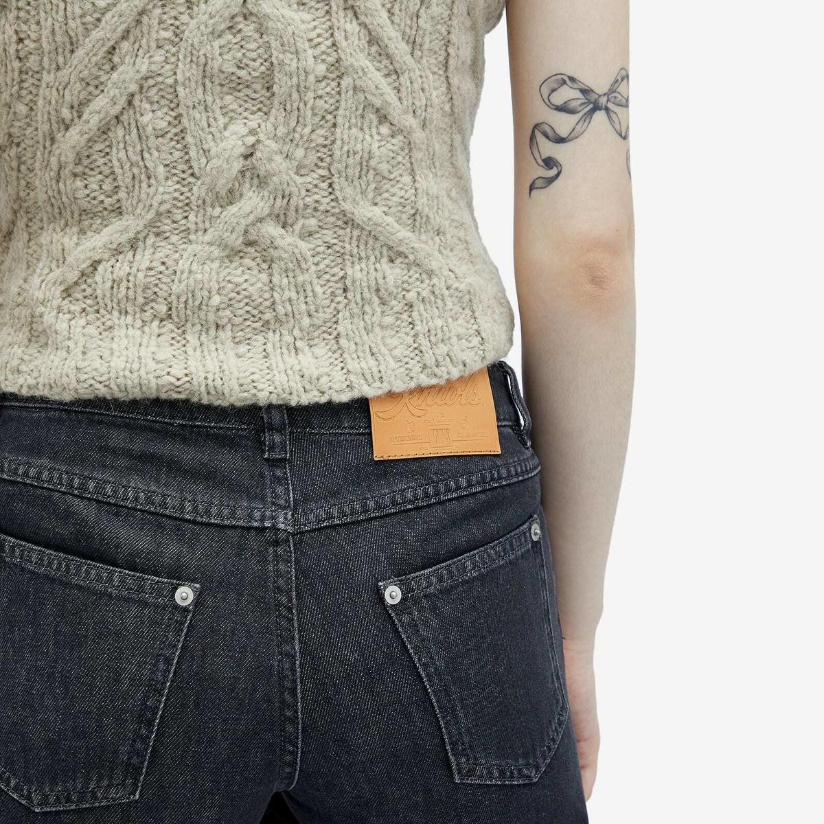 KNWLS Women's Alice Jeans in Washed Black