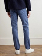Peter Millar - Wayfare Slim-Fit Stretch-TENCEL™ and Cotton-Blend Twill Trousers - Blue